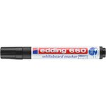 Marqueur pour Tableaux blancs 660 Noir Pointe Ronde 1 5-3 mm EDDING