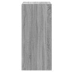 vidaXL Garde-robe sonoma gris 77x48x102 cm bois d'ingénierie