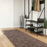 vidaXL Coureur de Tapis MARSA Gris 80 x 350 cm Polyester et PVC