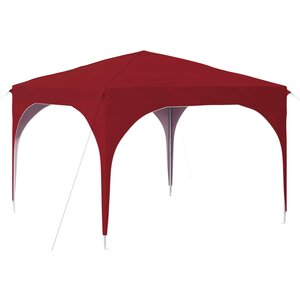 vidaXL Tente de fête pop-up 290 x 290 x 245 cm Bordeaux