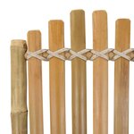 vidaXL Chaise de jardin 4 pc Naturel Bambou