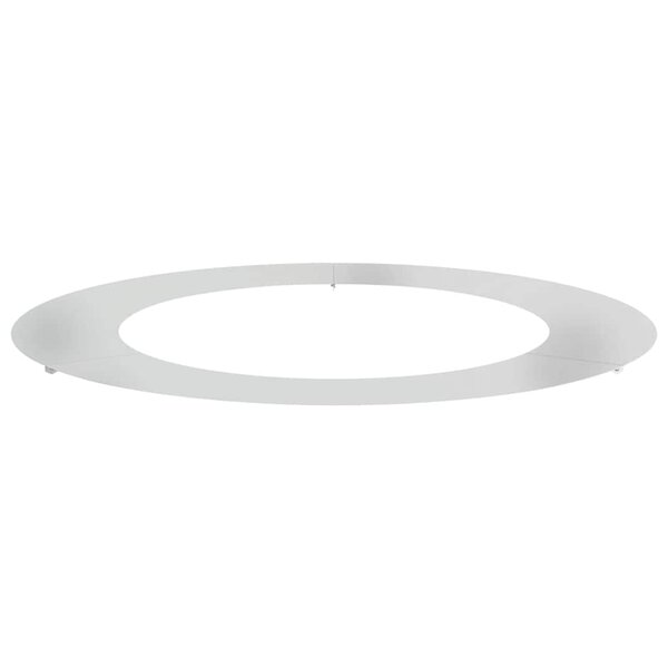 vidaXL Anneau d'arbre plat Argent Ø60 / 90 cm Acier galvanisé