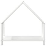 vidaXL Portant de bois chauffage blanc 60x25x60 cm