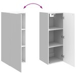 vidaXL Armoire Murale 33 x 34 5 x 90 cm Bois d'ingénierie