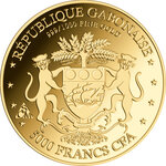 Pièce de monnaie en Or 5000 Francs g 0.155 (1/200 oz) Millésime Gold Gift POPE LEO XIV 1/200 (PRÉCOMMANDE)