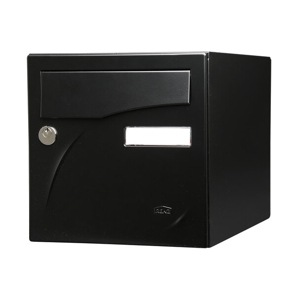 Boîte aux lettres Préface 1 porte Noir mat RAL 9005M