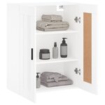 vidaXL Armoire murale blanc 69 5x34x90 cm bois d'ingénierie
