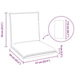 vidaXL Fauteuil de sol ajustable Beige Tissu en laine de mouton