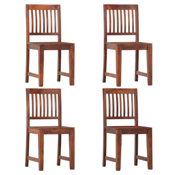 vidaXL Chaises à manger lot de 4 bois solide de manguier