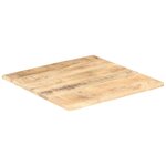 vidaXL Dessus de table Bois de manguier solide 25-27 mm 80x80 cm