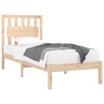 vidaXL Cadre de lit sans matelas bois massif
