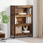 vidaXL Bibliothèque Chêne Fumé 80 x 30 x 155 cm Bois d'ingénierie