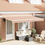vidaXL Auvent Rétractable Multicolore 400 x 200 cm