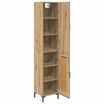 vidaXL Haut Armoire Chêne artisanal 69 5 x 34 x 180 cm