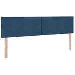 vidaXL Lit de Rangement Bleu 100 x 200 cm Cuir synthétique