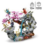 LEGO NINJAGO - Sanctuaire de la Roche du Dragon - Modèle 71819 pour Enfants de 13 Ans et Plus