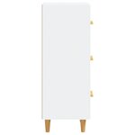 vidaXL Buffet blanc 34 5x34x90 cm bois d'ingénierie