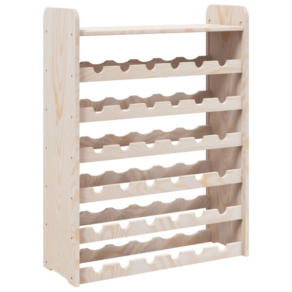 vidaXL Casier à vin et panneau supérieur 67 5x25x87 cm bois pin massif