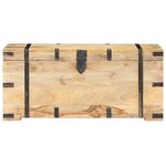 vidaXL Coffre 90x40x40 cm Bois solide de manguier