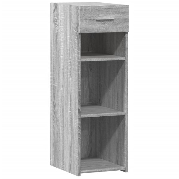 vidaXL Buffet sonoma gris 30x42 5x93 cm bois d'ingénierie