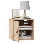 vidaXL Armoire murale 31 5x30x30 cm Bois massif Pin