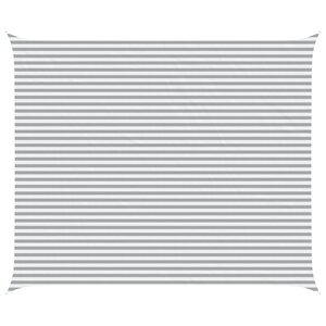 vidaXL Voile d'ombre Gris clair et blanc 6 x 5 m