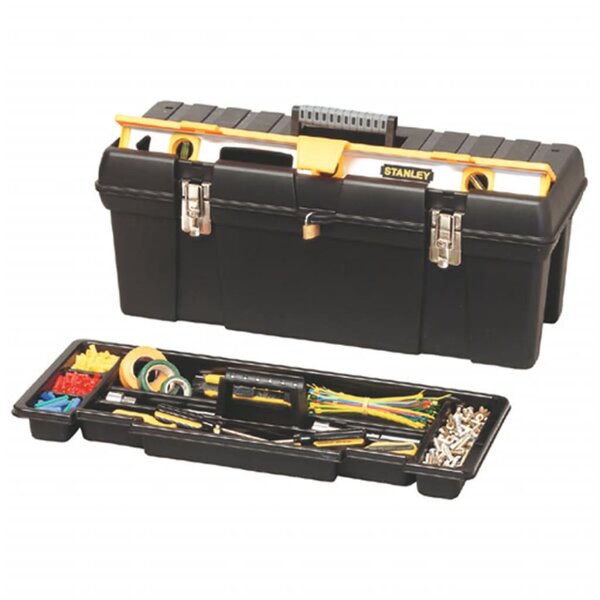 Stanley boîte à outils 65 9 x 27 2 cm plastique noir 1-92-850