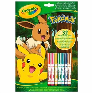 Cahier de coloriage et activites Pokemon