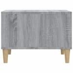 vidaXL Table basse Sonoma gris 60x50x36 5 cm Bois d'ingénierie
