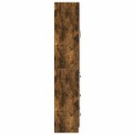 vidaXL Ensemble de Meubles 2 Pièces Chêne fumé 66 x 34 5 x 87 cm
