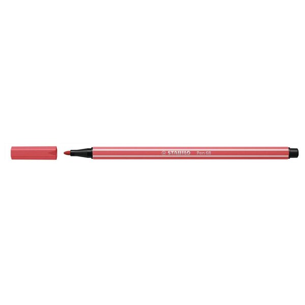Stylo feutre Pen 68 Pointe 1mm Rouge terracotta STABILO