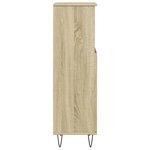 vidaXL Armoire salle de bain chêne sonoma 30x30x100 cm