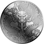 Monnaie CHINESE DRAGON 1/500 Oz Platine 25$ Liberia 2026 (PRÉCOMMANDE)
