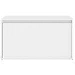 vidaXL Banc d'entrée 80x40x45 cm Blanc Bois d’ingénierie