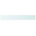 vidaXL Panneau pour étagère Verre transparent 100 x 12 cm
