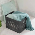Curver boîtes de rangement 4 pièces avec couvercle 11l+17l anthracite