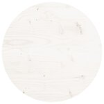 vidaXL Dessus de table rond blanc Ø40x3 cm bois de pin massif