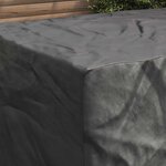 vidaXL Housse pour mobilier d'extérieur Noir 180 x 120 x 74 cm 420D