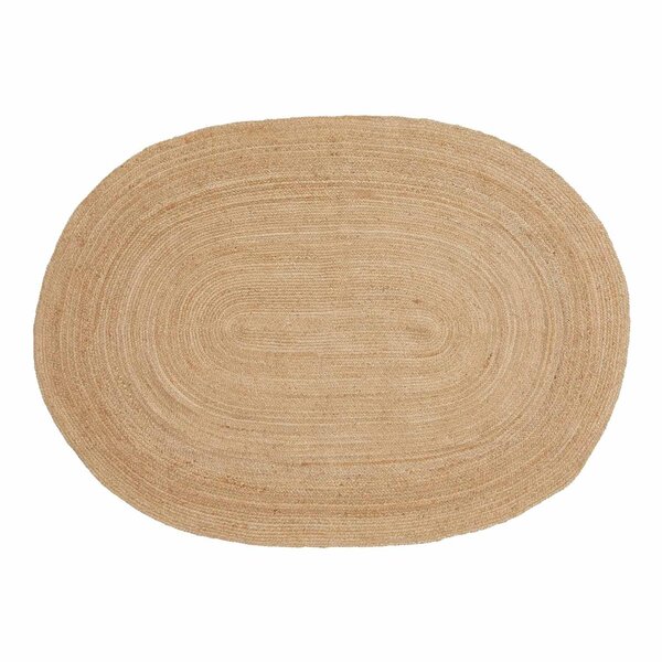Tapis ovale en jute naturel 140 x 200 cm