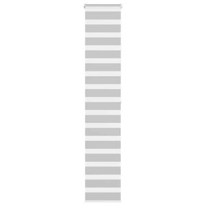 vidaXL Store zèbre gris clair largeur du tissu 40 9 cm polyester