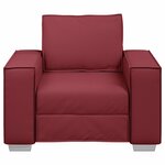 vidaXL Canapé Bordeaux 99 x 80 x 84 cm tissu