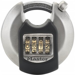Master Lock Cadenas Disque Excell Acier inox 70 mm M40EURDNUM