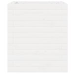 vidaXL Jardinière blanc 40x40x46 cm bois de pin massif