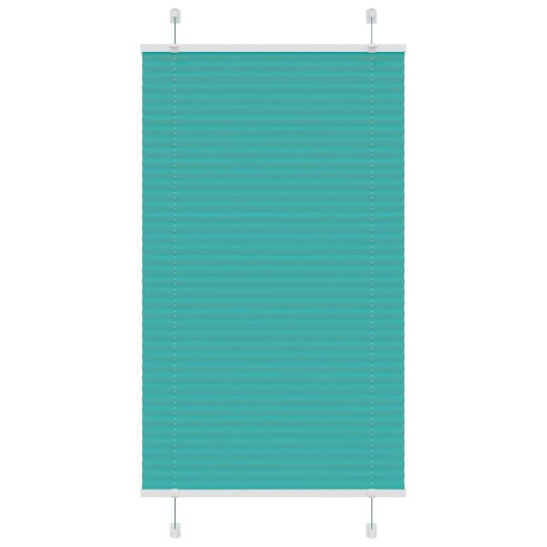 vidaXL Store plissé vert pétrole 70x100 cm largeur du tissu 69 4 cm