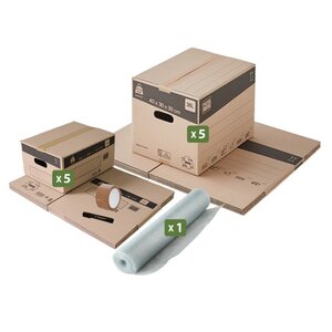 Pack and Move - Kit déménagement livres + marqueur + 1 adhésif offert