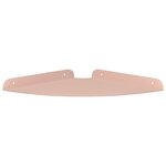 vidaXL Étagère Flottante d'Angle 2 pc Rose 24 x 24 x 2 cm