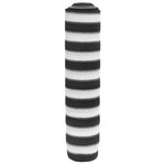 vidaXL Filet brise-vue anthracite et blanc 1 8x10 m PEHD 195 g/m²
