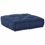 vidaXL Coussin 2 Pièces Bleu 70 x 70 x 36 cm Polyester