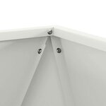 vidaXL Jardinière 2 Pièces Blanc 40 x 40 x 40 cm Acier