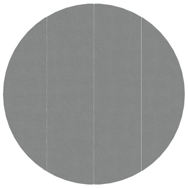 vidaXL Bâche de piscine gris clair Ø500 cm géotextile polyester